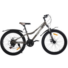 Велосипед SPARK LINK (колеса - 24", сталева рама - 11") сірий