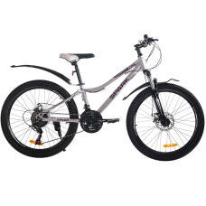 Велосипед SPARK LINK (колеса - 24", сталева рама - 12") світло-бузковий