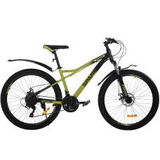 Велосипед SPARK ECLIPSE (колеса – 26", сталева рама – 13") салатовий з чорним