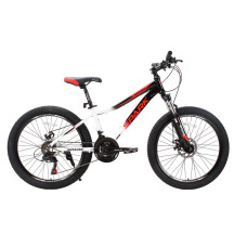 Велосипед SPARK MONTERO JR. (колеса - 24", алюмінієва рама - 13") білий з чорним