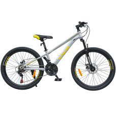 Велосипед SPARK JET (колеса - 24", сталева рама - 11") сірий