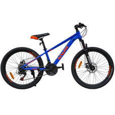 Велосипед SPARK JET (колеса - 24", сталева рама - 12") синій