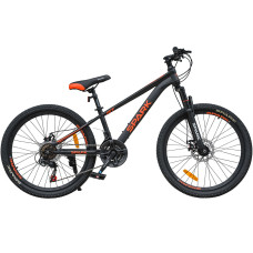 Велосипед SPARK JET (колеса - 24", сталева рама - 12") чорний