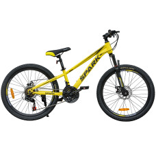 Велосипед SPARK RIDE (колеса - 24", сталева рама - 11") жовтий