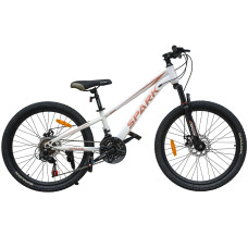 Велосипед SPARK RIDE (колеса - 24", сталева рама - 11") білий