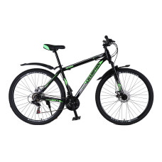 Велосипед Champion Spark 27.5"17" Чорний-Зелений-Білий