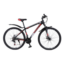 Велосипед Champion Spark 27.5 "19" Чорний-Червоний-Срібний