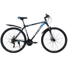 Велосипед Titan Energy 29"20" Чорний-Синій-Білий