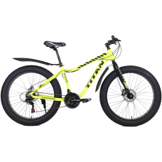 Велосипед Titan Crossover 26" 17" Неоновий жовтий-чорний