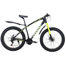 Велосипед Titan Jaguar 2021 alloy 26" 19" Чорний-Жовтий