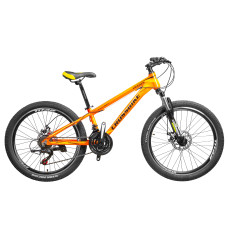 Велосипед CrossBike Leader 26" 13"  Неоновий оранжевий