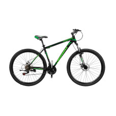 Велосипед CrossBike Leader 27.5" 17" Чорний-Зелений