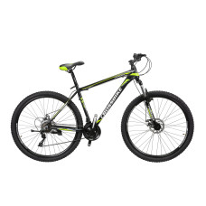 Велосипед CrossBike Leader 27.5" 17"  Чорний-Жовтий