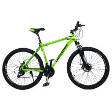 Велосипед CrossBike Leader 27.5" 19" Неоновий зелений