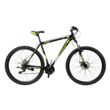 Велосипед CrossBike Shark 26" 17" Чорний-Неоновий жовтий-Білий