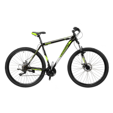 Велосипед CrossBike Shark 27.5" 19,5" Чорний-Зелений-Сірий