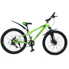 Велосипед CrossBike Blast SUSP 26" 13" Неоновий зелений