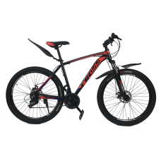 Велосипед Cross Leader V2 27.5" 19" Чорний-Синій-Червоний