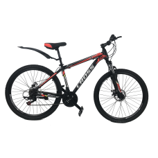 Велосипед Cross Street 27.5 "17" Чорний-Червоний