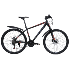 Велосипед Titan Drag 27,5" 17,5"  Чорний-Неоновий оранжевий