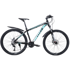 Велосипед Titan Germes 29"20" Чорний-Бірюзовий